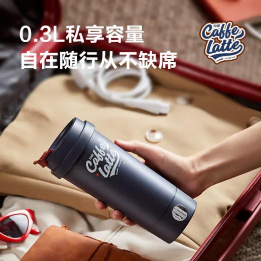 苏泊尔（SUPOR）便携式烧水杯家用旅行电热杯 316不锈钢 旅行冲奶办公室养生 SW-03T01E 摩登红 商品图1