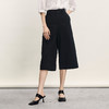 谜底七分阔腿裤女2024年夏季新品通勤风高腰百搭休闲裤242MK0642 商品缩略图0
