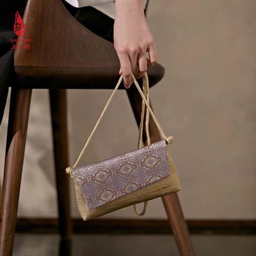 SAINTJOY/上久楷 女式手拿包 斜背包 荾纹定胜  BWS22B1310 商品图1