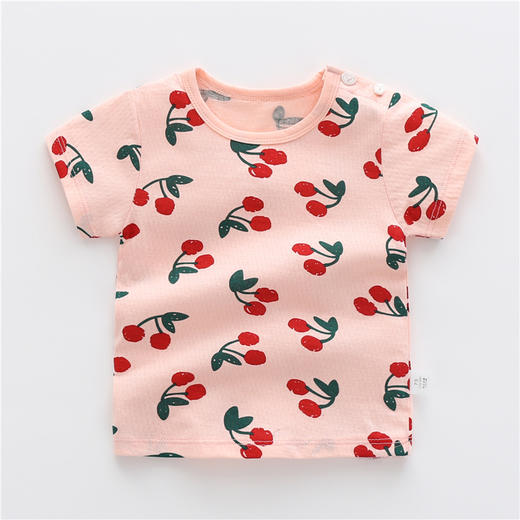 【39.9元任选3件】宝宝纯棉短袖T恤婴儿女童夏装薄款童装0岁1男童上衣3小童半袖儿童聚 商品图5