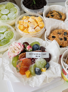 4寸零蔗糖低碳奶油水果巴斯克