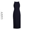 LIZZY 早秋简约优雅气质修身显瘦撞色拼接无袖包裙连衣裙8012 商品缩略图7