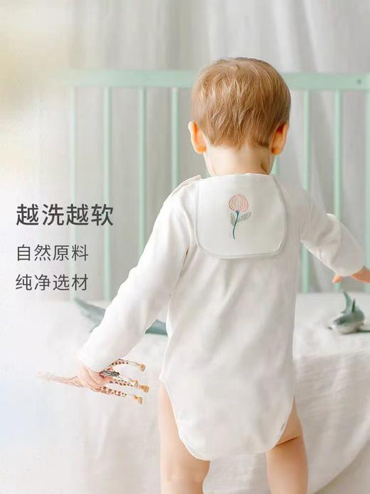 【NEST】婴儿纱布吸汗巾儿童幼儿园垫背巾宝宝隔汗巾2件装 商品图3