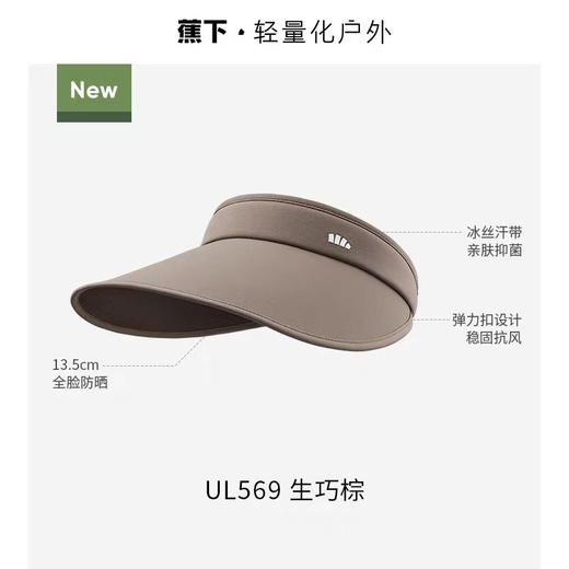 蕉下防晒帽空顶防晒帽55-58cm 商品图4