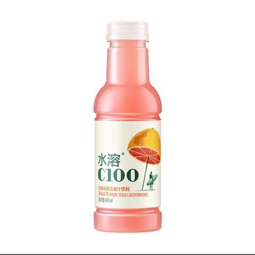 农夫山泉水溶C100血橙味复合果汁饮料445ml 商品图0