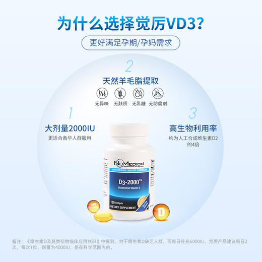 JoinLiv 觉厉 维生素D3-2000 商品图7