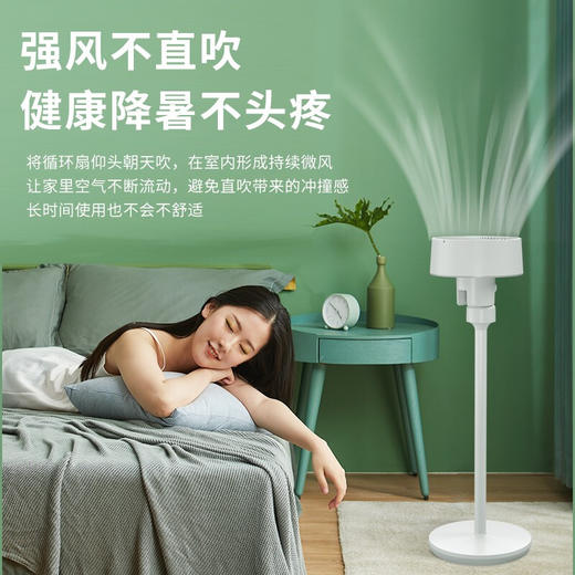 西佑空气循环扇落地扇可拆卸立式风扇香薰驱蚊F6机械款 F6W遥控款【工厂直发、一手货源】 商品图0