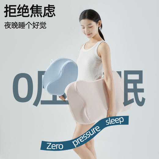 疯抢中！！【KRUNK·零压速眠枕】太空记忆棉枕芯 0压力高回弹 人体工学助眠护颈椎 送爸妈亲友 商品图5