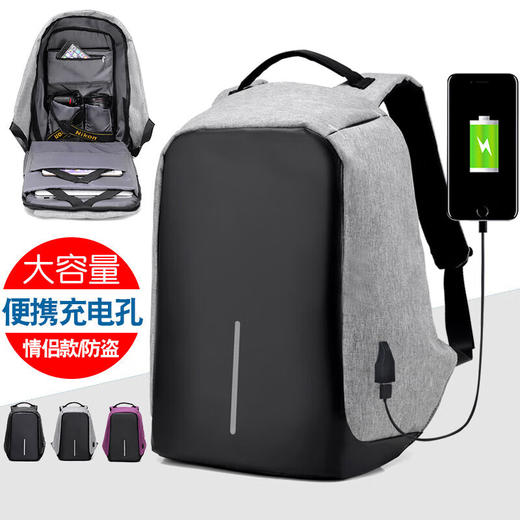 WRC  青春防盗包双肩包  W-009 商品图4
