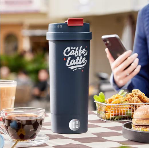 苏泊尔（SUPOR）便携式烧水杯家用旅行电热杯 316不锈钢 旅行冲奶办公室养生 SW-03T01E 摩登红 商品图0