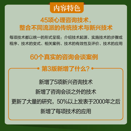 这就是心理咨询：全球心理咨询师都在用的45项技术（第3版） 商品图3