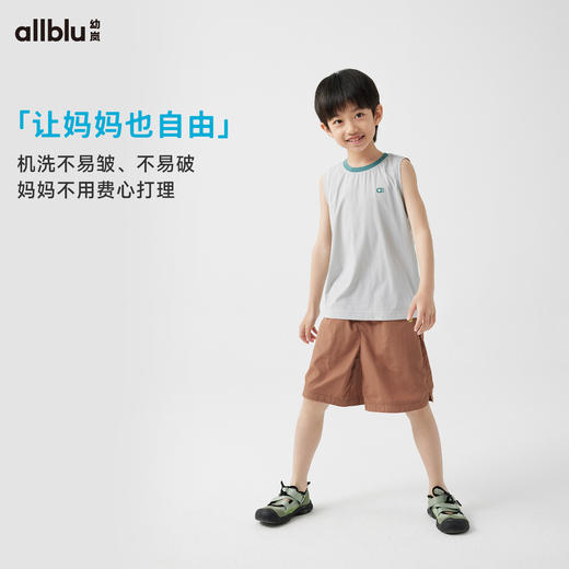 【夏Vol.3】幼岚「轻壳」基本款短裤轻盈透气耐造耐穿24夏季新款儿童百搭短裤ZY 商品图3
