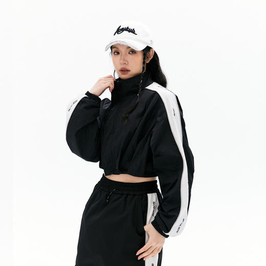 YKYB黄子韬防晒服短款女夏新款时尚运动风廓形收腰显瘦短外套 商品图0