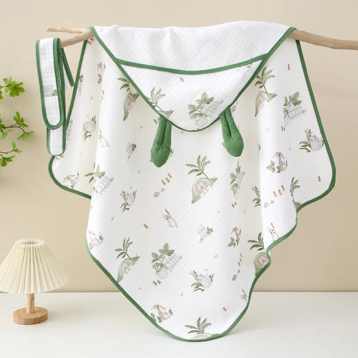 【宠爱初生 柔软细腻】婴儿包被春秋季纯棉新生儿包单初生宝宝抱被夹棉保暖襁褓产房包巾 商品图2