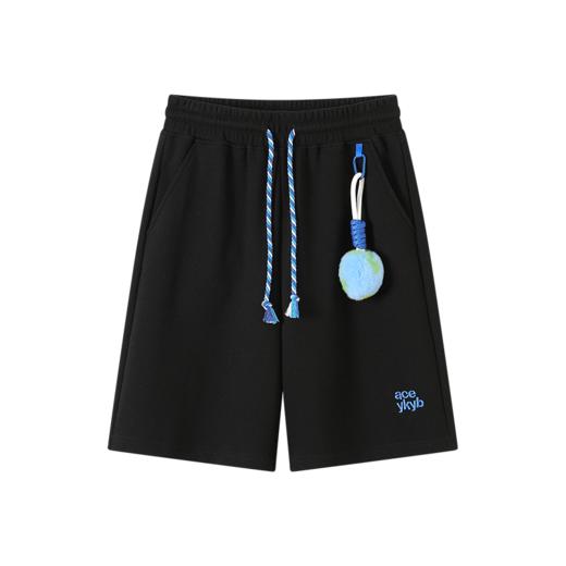YKYB黄子韬撞色短裤中性2025夏季新款字母刺绣LOGO休闲松紧五分裤 商品图3