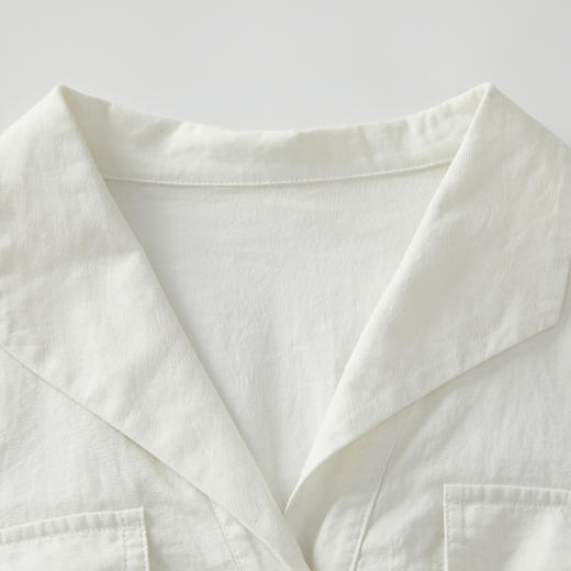 谜底下摆印花连衣裙2024年夏季新品文艺风V领收腰中长裙242ML0685 商品图3