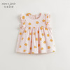马克珍妮女童清新碎花小飞袖T恤儿童上衣2024年夏装新款240782 商品缩略图1