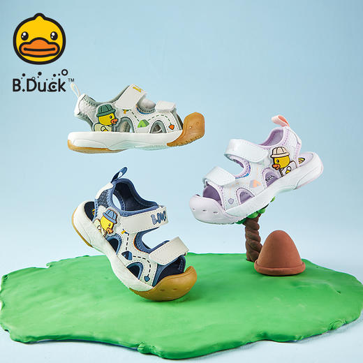 B.Duck小黄鸭童鞋夏季凉鞋24-32 B2583917 商品图0