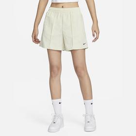 【小码特惠】Nike/耐克女子中腰短裤夏季新款运动裤梭织刺绣小勾热裤FV6623-020