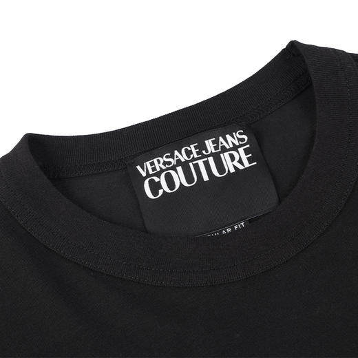 Versace范思哲男士字母印花全棉短袖T恤 11934 商品图3