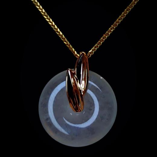 【竹报平安】翡翠平安扣 商品图4