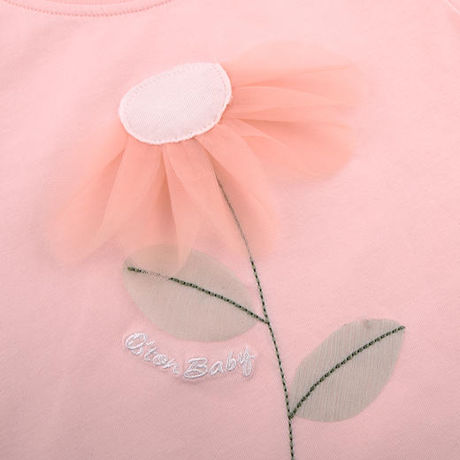 棉果果夏季新品女童纯棉短袖T恤M222140224234 商品图2