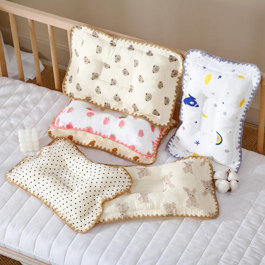 【3D凹凸槽 助力宝宝睡出圆润头型】 婴儿定型枕四季通用防偏头扁头宝宝枕头透气纠正偏头新生幼儿礼物 商品图12