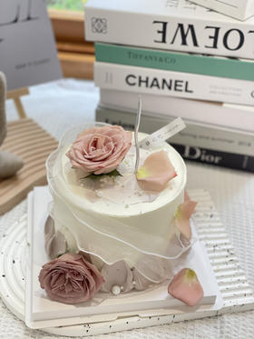 四寸鲜花奶油蛋糕 下单前请仔细阅读商品详情