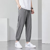【冰丝弹力】【新款DYF】大依优型大码薄款收脚休闲裤加肥加大男装舒适胖子肥佬百搭工装裤运动裤长裤 商品缩略图1