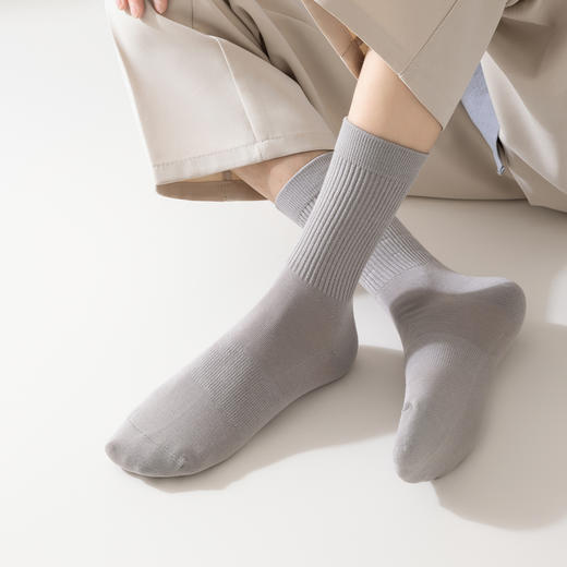 【BAIDAMA 莱赛尔天丝四季袜】2024新款 比纯棉袜子薄约4倍 轻薄柔软透气 不臭不闷舒爽到爆 四季百搭款 商品图5