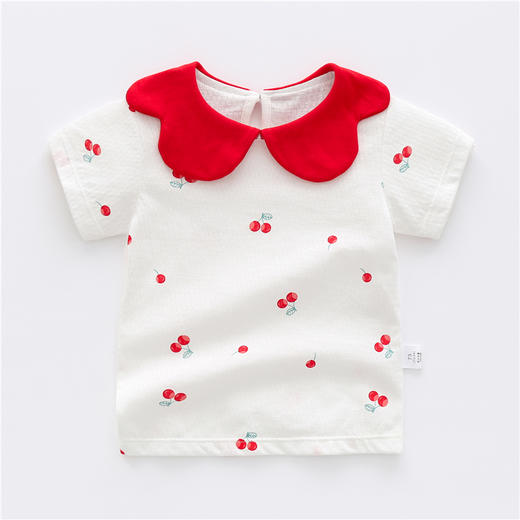 【39.9元任选3件】宝宝纯棉短袖T恤婴儿女童夏装薄款童装0岁1男童上衣3小童半袖儿童聚 商品图6