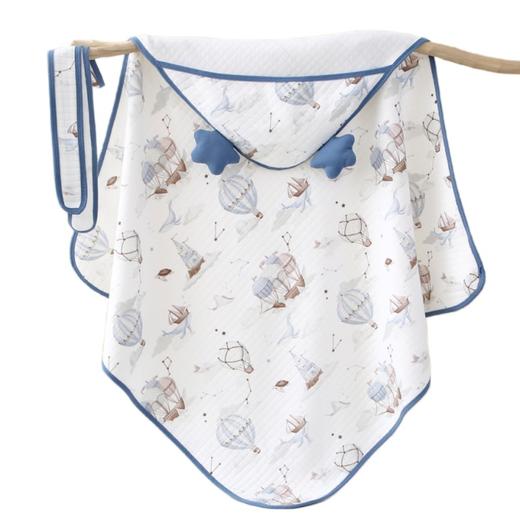 【宠爱初生 柔软细腻】婴儿包被春秋季纯棉新生儿包单初生宝宝抱被夹棉保暖襁褓产房包巾 商品图4