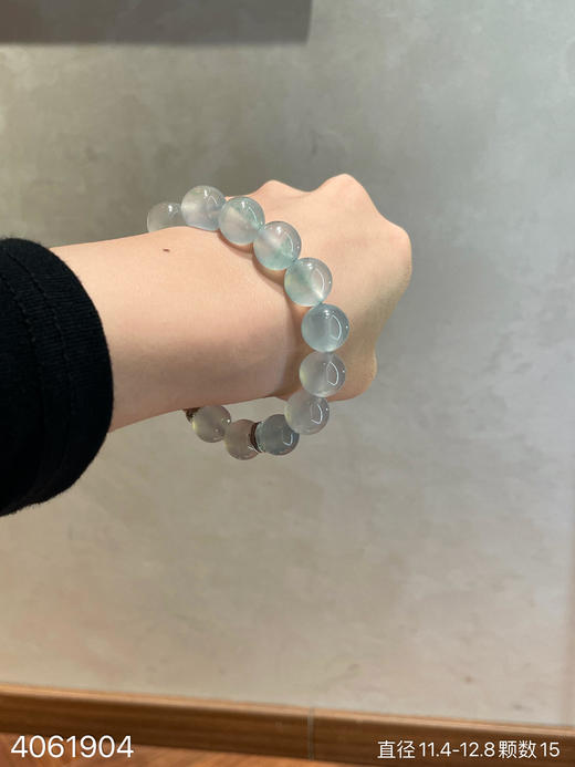 玻璃木纳飘翠手串【4061904】具体价格微信咨询 商品图4