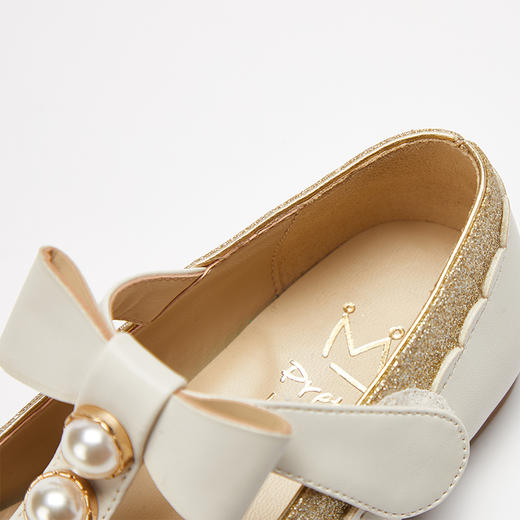 PB珍珠扣蝴蝶结花边单鞋 商品图5