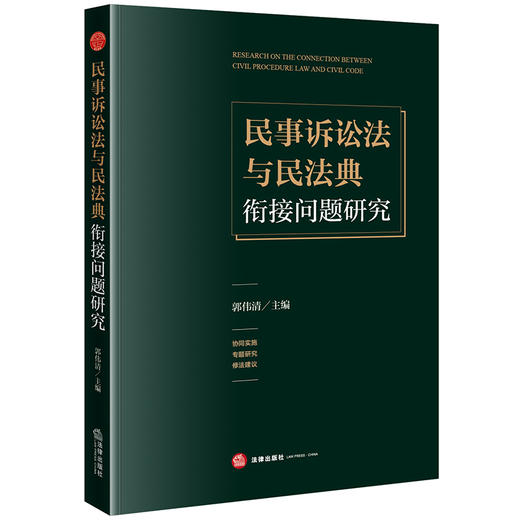 民事诉讼法与民法典衔接问题研究 郭伟清主编 法律出版社 商品图0