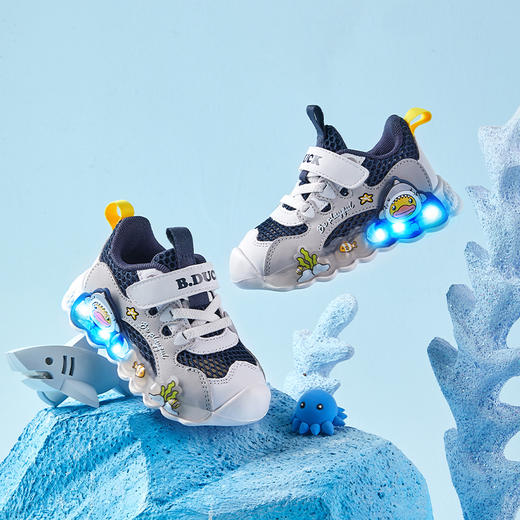 B.Duck小黄鸭童鞋夏季运动鞋23-30 B2583930 商品图4