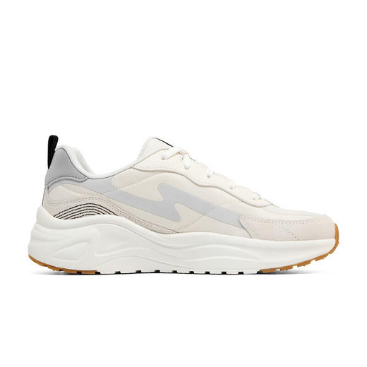 【断码清仓不支持退换，鞋全新，但鞋盒破损，介意勿拍】斯凯奇Skechers女子经典闪电老爹鞋增高149389自然色/黑色/NTBK 商品图2