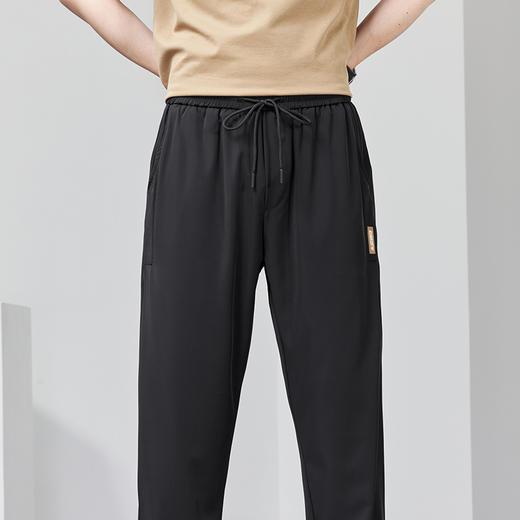 【冰丝弹力】【新款DYF】大依优型大码薄款收脚休闲裤加肥加大男装舒适胖子肥佬百搭工装裤运动裤长裤 商品图2