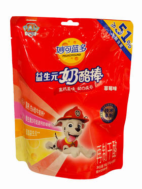 90g妙可蓝多益生元奶酪棒草莓味