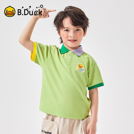 B.Duck小黄鸭童装夏季POLO衫105-150 BF2503072 商品图4
