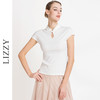 LIZZY 优雅时尚新中式国风盘扣立领百搭通勤上衣T恤8001 商品缩略图0