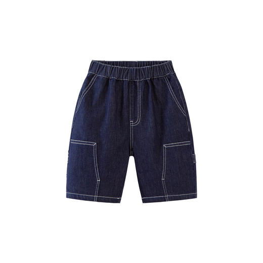 【工装短裤】迷你巴拉男童裤子夏季新品潮流牛仔短裤 商品图4