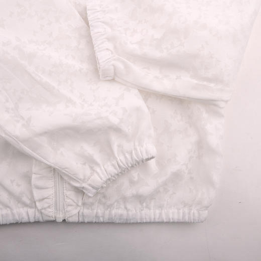 棉果果夏季新品女童提花巴厘纱连帽长袖外套M222100224212 商品图3