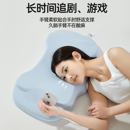 疯抢中！！【KRUNK·零压速眠枕】太空记忆棉枕芯 0压力高回弹 人体工学助眠护颈椎 送爸妈亲友 商品图3