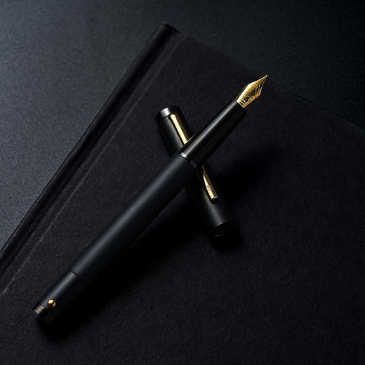 笔下 钢木转经筒签字笔 轮回 黑檀木-24K镀金版 商品图1