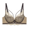 【U型美背文胸，露背不勒肉】蕾丝透气蜂巢杯内衣女套装，记忆软钢圈全罩杯文胸，莫代尔蚕丝桑里料胸罩-lm！ 商品缩略图4