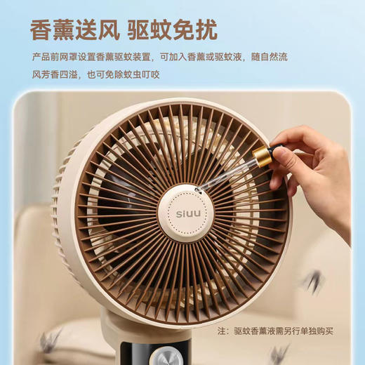西佑八字摇头家用大风力可拆卸立式循环电风扇香薰驱蚊SF2302机械款【工厂直发、一手货源、7天无理由退换】 商品图3