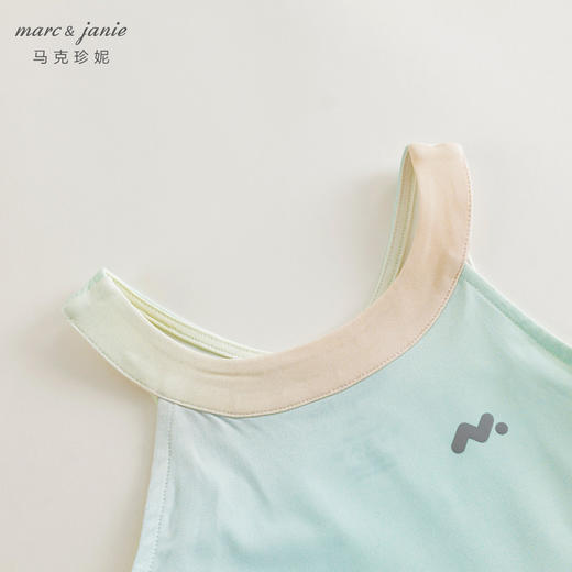 【凉感防晒】马克珍妮2024夏装女童运动无袖网球背心连衣裙240612 商品图4