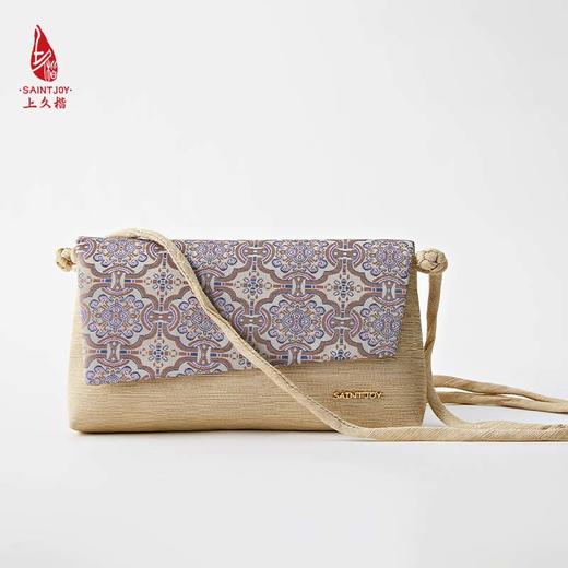 SAINTJOY/上久楷 女式手拿包 斜背包 荾纹定胜  BWS22B1310 商品图10