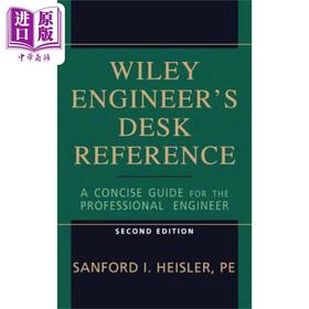 预售 【中商原版】Wiley 适合专业工程师的工程师方面知识 第2版 EngineerS Desk Reference 英文原版 Sandford Heisler